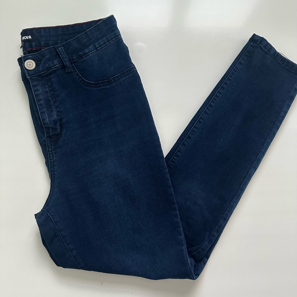 Fashion Nova Blue Skinny Jeans Classic Fit
